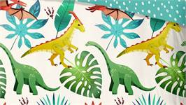 Good Morning Dinos housse de couette multicolore