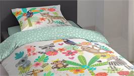 Good Morning Happy housse de couette multicolore