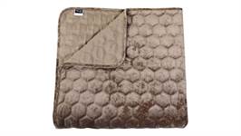 Unique Living Peggy couvre-lit taupe