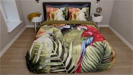 Snoozing Macaw housse de couette multicolore