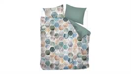 Snoozing Ace housse de couette en flanelle multicolore