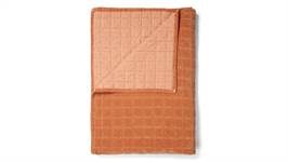 Essenza Julia plaid terre de sienne