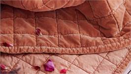 Essenza Julia plaid terre de sienne
