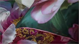 Snoozing Flower Garden housse de couette en flanelle