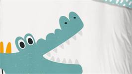 Good Morning Crocodile housse de couette