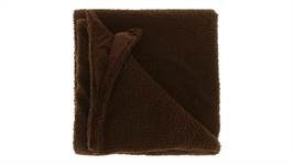 Unique Living Romie plaid polaire marron bison