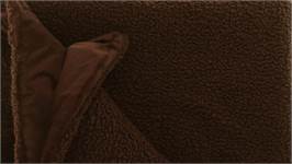 Unique Living Romie plaid polaire marron bison