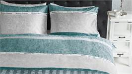 Rivièra Maison Joyeux Hiver housse de couette en flanelle vert