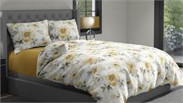 Satin d'Or Rafaella housse de couette jaune