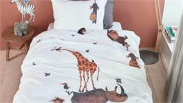 Fiep Amsterdam Animaux Rigolos housse de couette multicolore