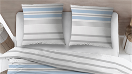 Snoozing Rieke housse de couette bleu