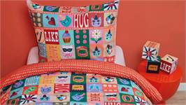 Oilily Color Block housse de couette multicolore