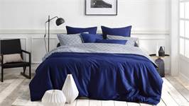 De Witte Lietaer Eloise housse de couette bleu royal