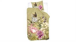 Snoozing Verdure Fleurie housse de couette vert