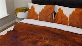 Snoozing Benno housse de couette en flanelle blanc