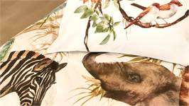 Snoozing Kya housse de couette en flanelle