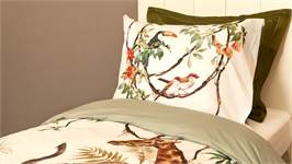 Snoozing Kya housse de couette en flanelle