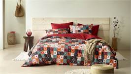 De Witte Lietaer Ankara housse de couette rouge