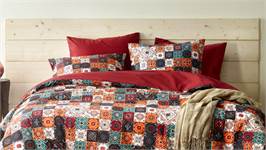 De Witte Lietaer Ankara housse de couette rouge