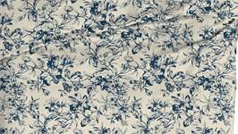 Satin d'Or Guirlande housse de couette bleu marine