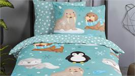 Good Morning Banquise housse de couette en flanelle