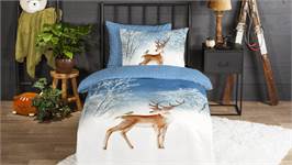 Good Morning Jour d’Hiver housse de couette en flanelle