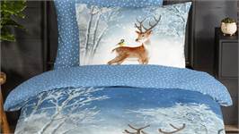 Good Morning Jour d’Hiver housse de couette en flanelle