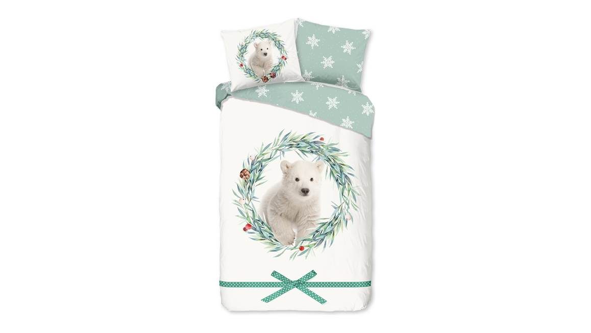 Good Morning Ourson Polaire housse de couette en flanelle
