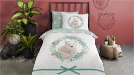 Good Morning Ourson Polaire housse de couette en flanelle