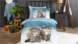 Good Morning Famille housse de couette en flanelle