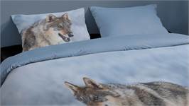 Good Morning Snow Wolf housse de couette