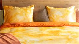 Kayori Reiko housse de couette jaune ocre