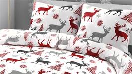 Day Dream Hjort housse de couette en flanelle multicolore