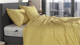 Zohome Lino housse de couette jaune