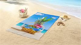 Good Morning Ananas serviette de plage