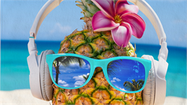 Good Morning Ananas serviette de plage