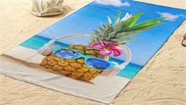 Good Morning Ananas serviette de plage