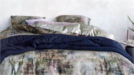 Essenza Ruth couvre-lit bleu nuit