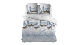 Snoozing Eve housse de couette en flanelle