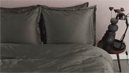 Ambiante Satin Uni housse de couette 