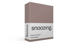 Snoozing drap-housse flanelle stretch