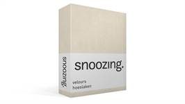 Snoozing drap-housse velours