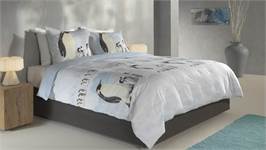 Zohome Pingu housse de couette en flanelle