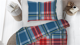 Snoozing Elien housse de couette en flanelle