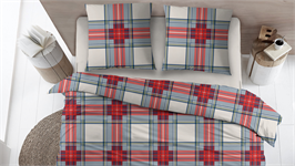 Snoozing Elies housse de couette en flanelle