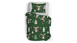 Snoozing Gina housse de couette en flanelle
