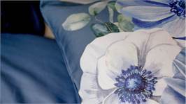 Snoozing Blue Garden housse de couette