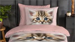 Good Morning Meow housse de couette en flanelle