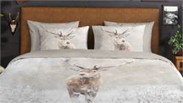 Good Morning Snowydeer housse de couette en flanelle
