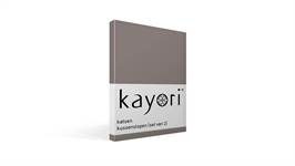 Kayori Kai taies d’oreiller coton 57 fils (lot de 2)